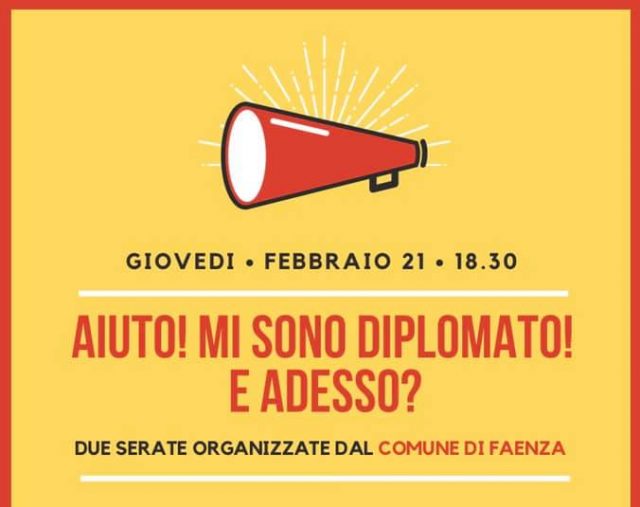 “Aiuto! Mi sono diplomato! E adesso?”