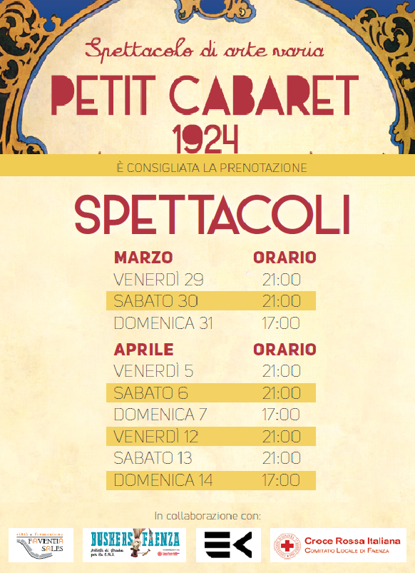 Spettacolo Petit Cabaret