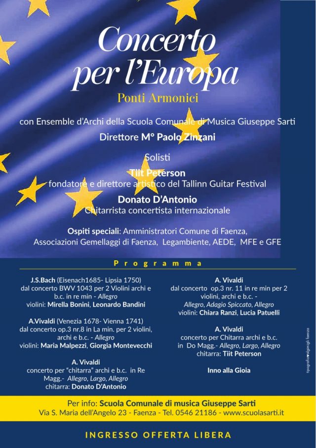 Concerto per l’Europa – Ponti Armonici