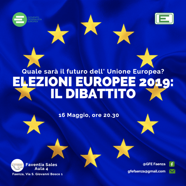 Gioventù Federalista Europea – dibattito sulle elezioni europee