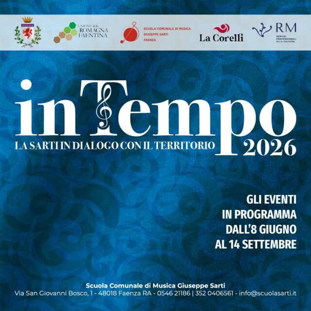 inTempo 2026 – La Sarti in dialogo con il territorio