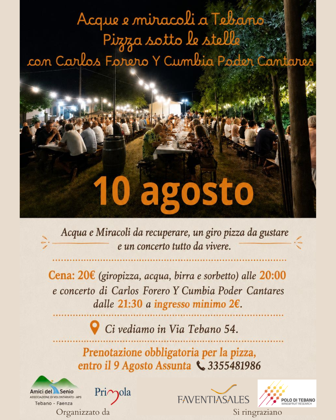 Pizzata 10 agosto