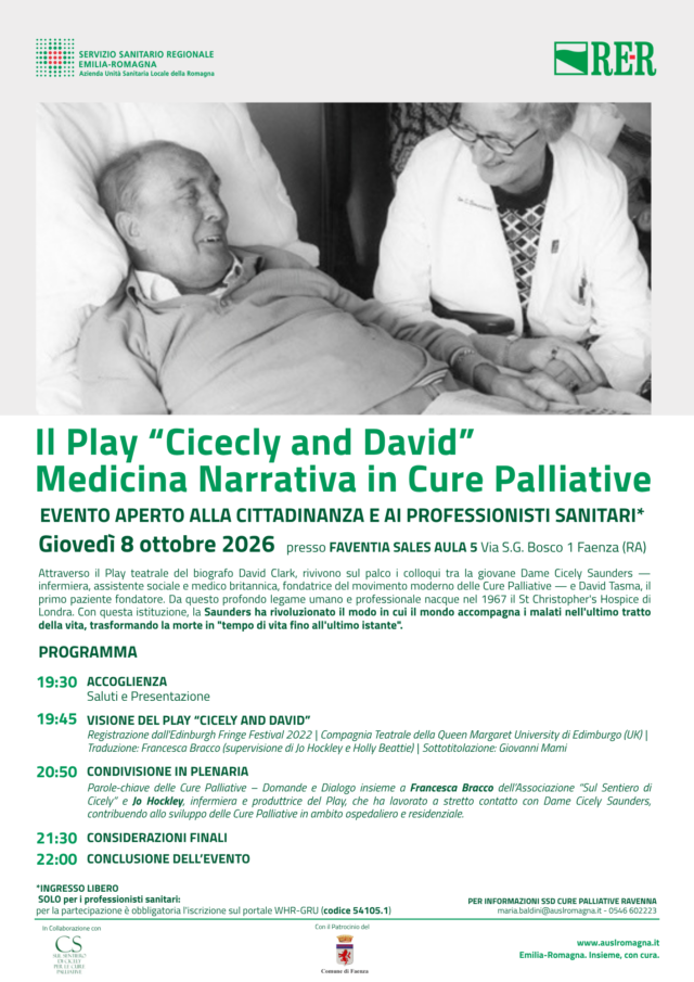 Il Play “Cicely and David”: Medicina Narrativa nelle Cure Palliative