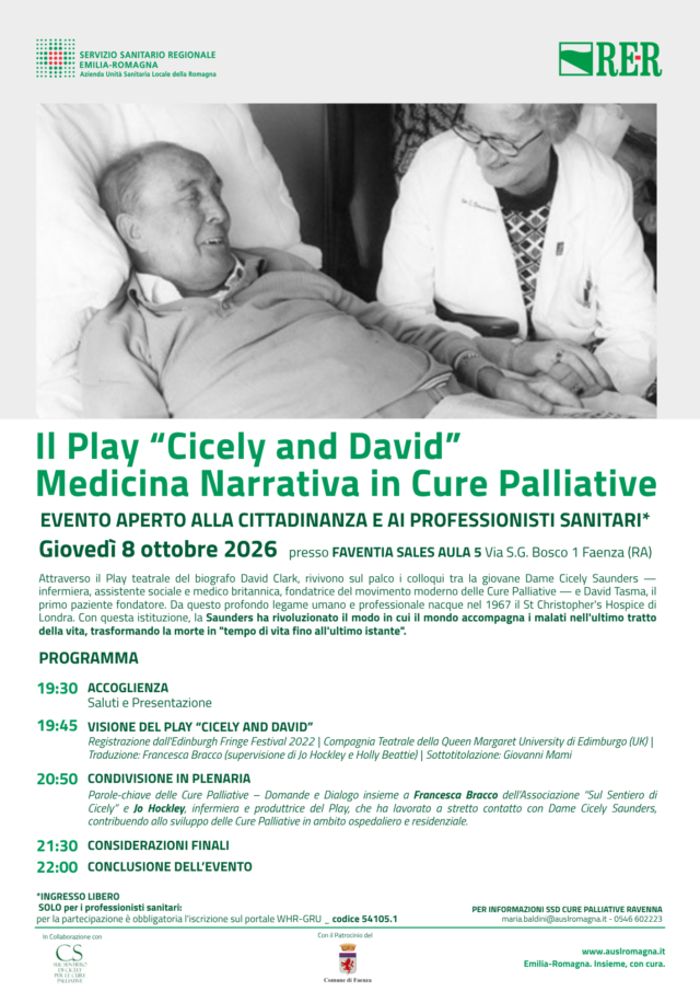 Il Play “Cicely and David”: Medicina Narrativa nelle Cure Palliative